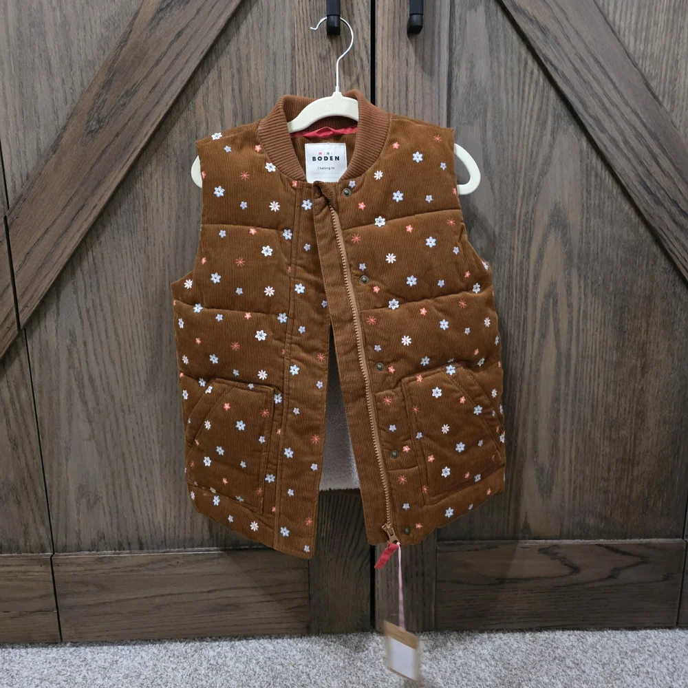 NWT Mini Boden Corduroy Vest - Picture 1 of 4